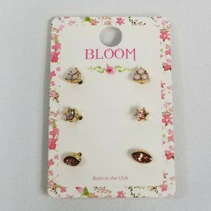 5/$25 Bloom Mini Multiple Stud Fashion Earrings